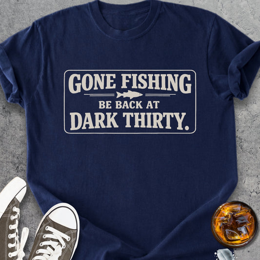 Gone Fishing - Vintage Heavyweight Tee
