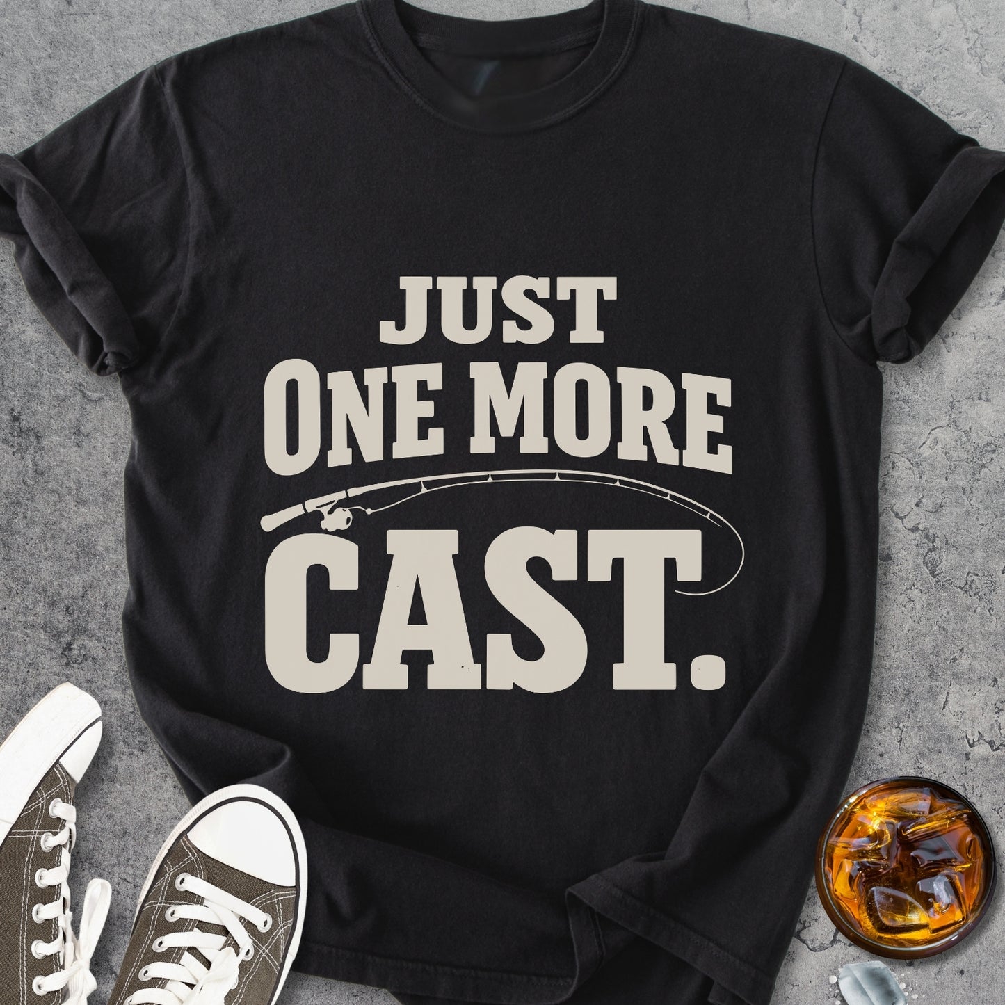Just One More Cast - Vintage Heavyweight Tee