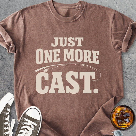 Just One More Cast - Vintage Heavyweight Tee