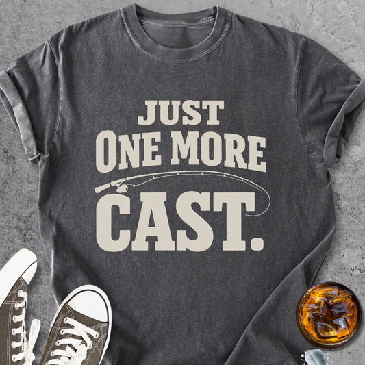 Just One More Cast - Vintage Heavyweight Tee