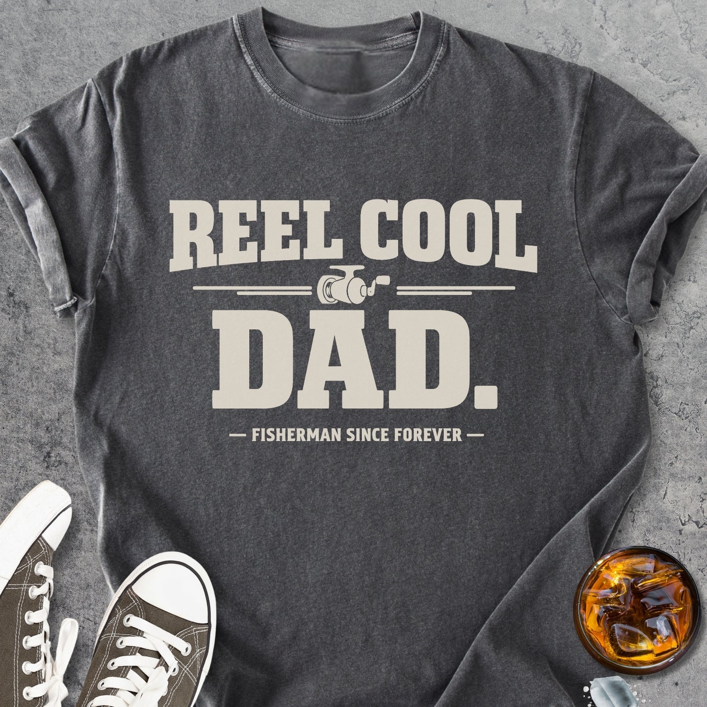 Reel Cool Dad - Vintage Heavyweight Tee
