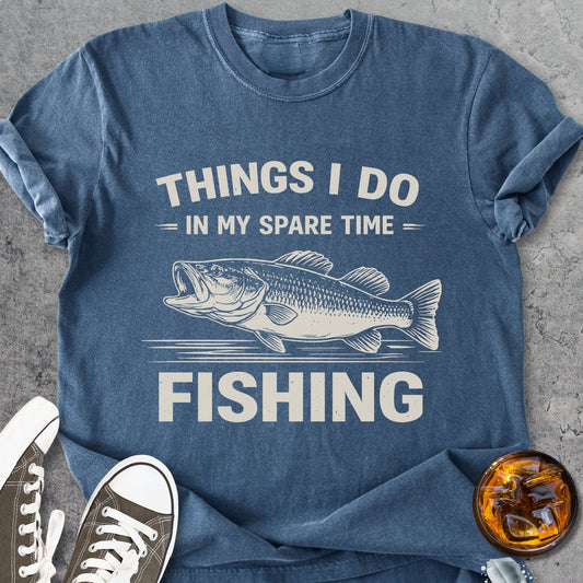 Sparetime Fishing - Vintage Heavyweight Tee