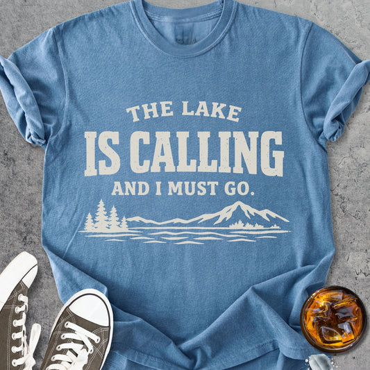 The Lake Is Calling - Vintage Heavyweight Tee