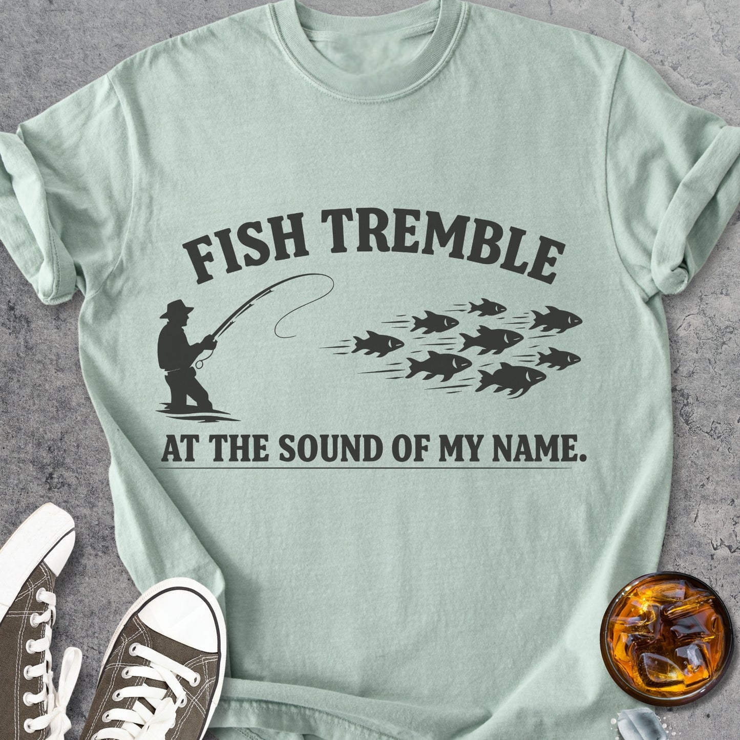 Fish Tremble   - Vintage Heavyweight Tee