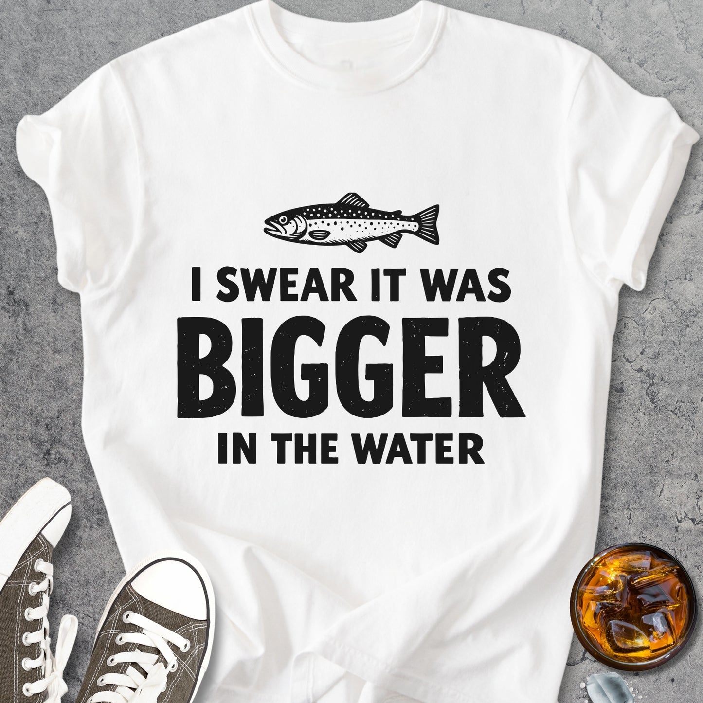 I Swear It Was Bigger   - Vintage Heavyweight Tee