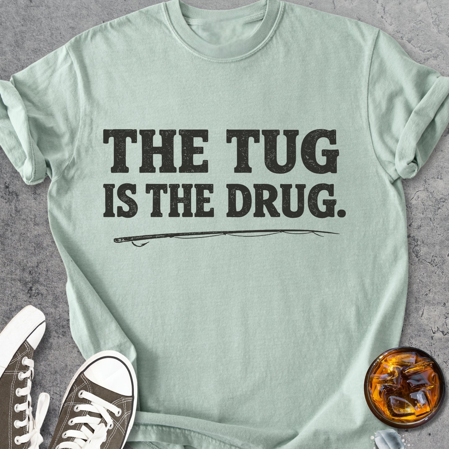 The Tug Is The Drug - Vintage Heavyweight Tee