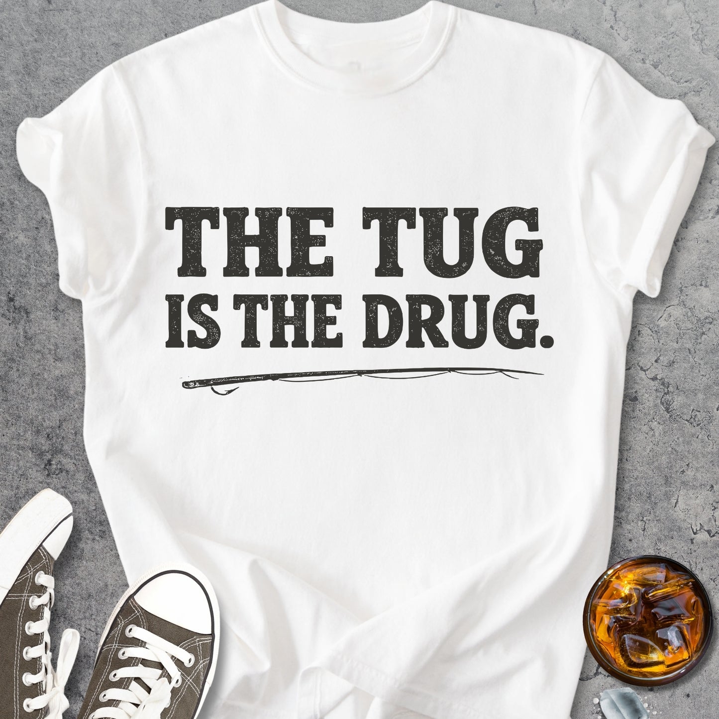 The Tug Is The Drug - Vintage Heavyweight Tee