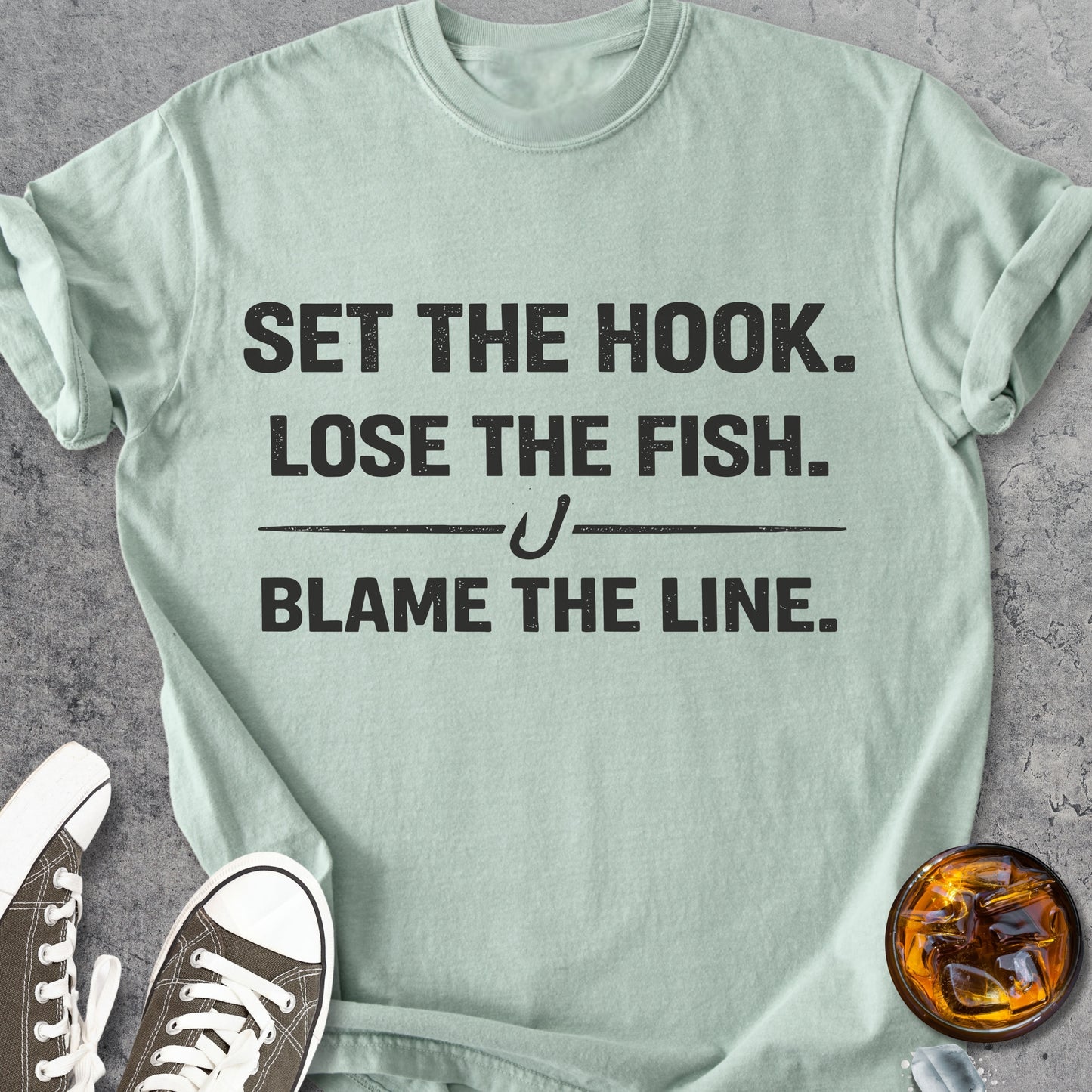 Set The Hook - Vintage Heavyweight Tee
