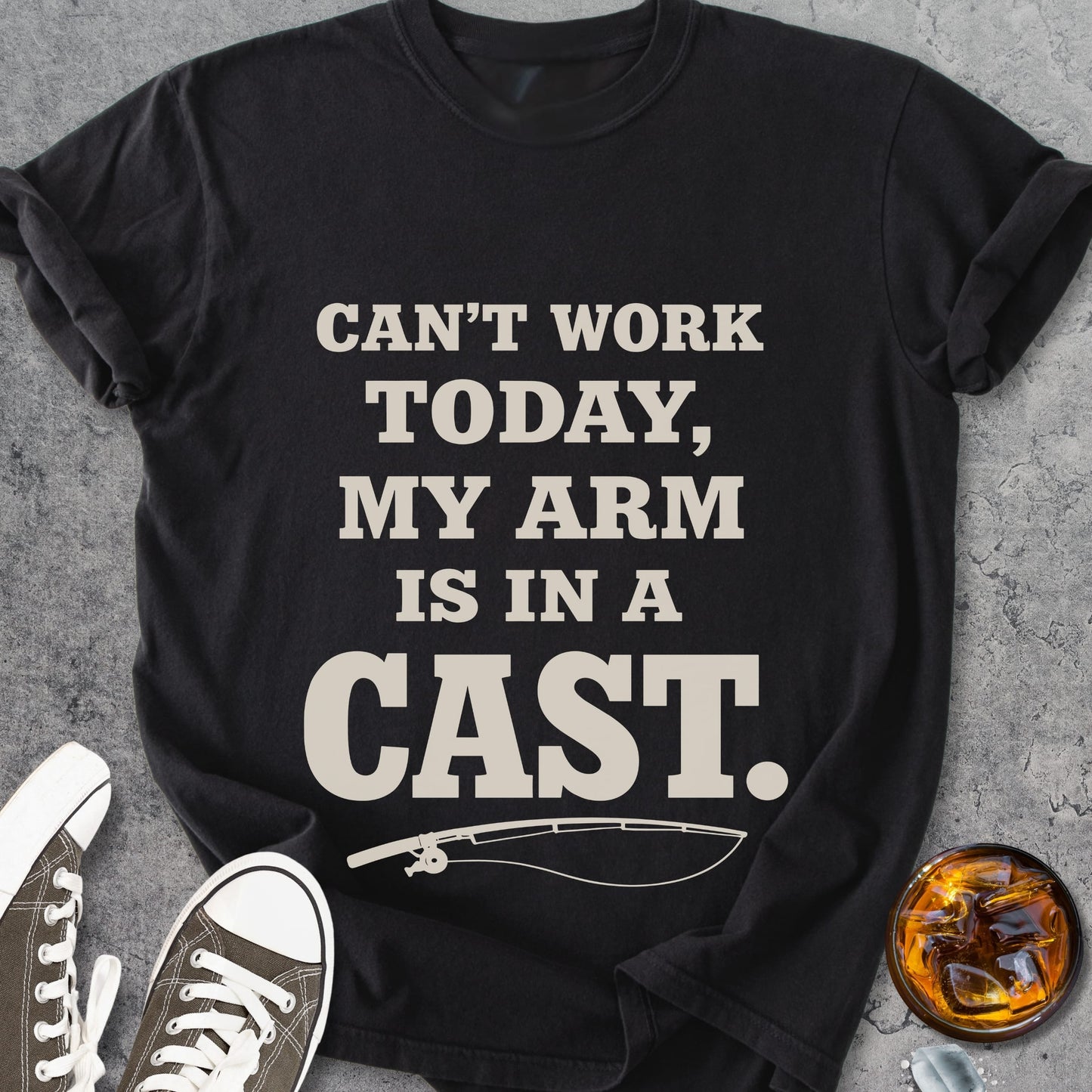 Can't Work Today - Vintage Heavyweight Tee