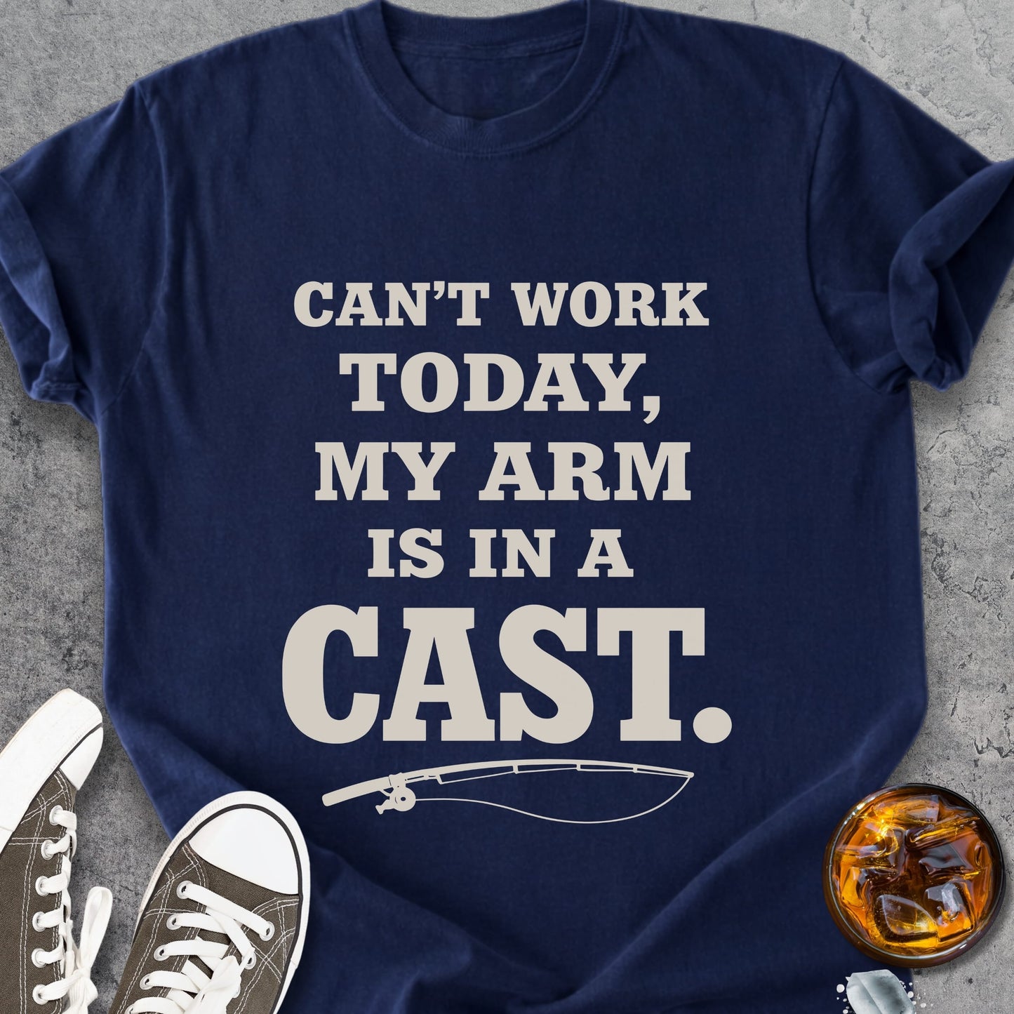 Can't Work Today - Vintage Heavyweight Tee