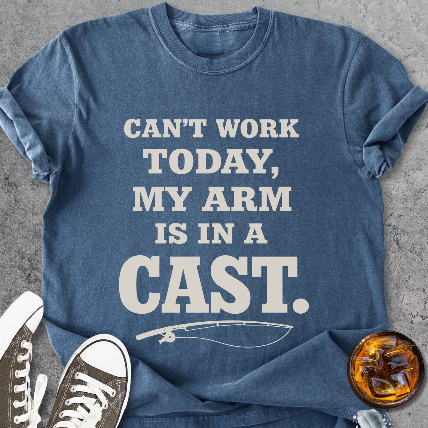 Can't Work Today - Vintage Heavyweight Tee