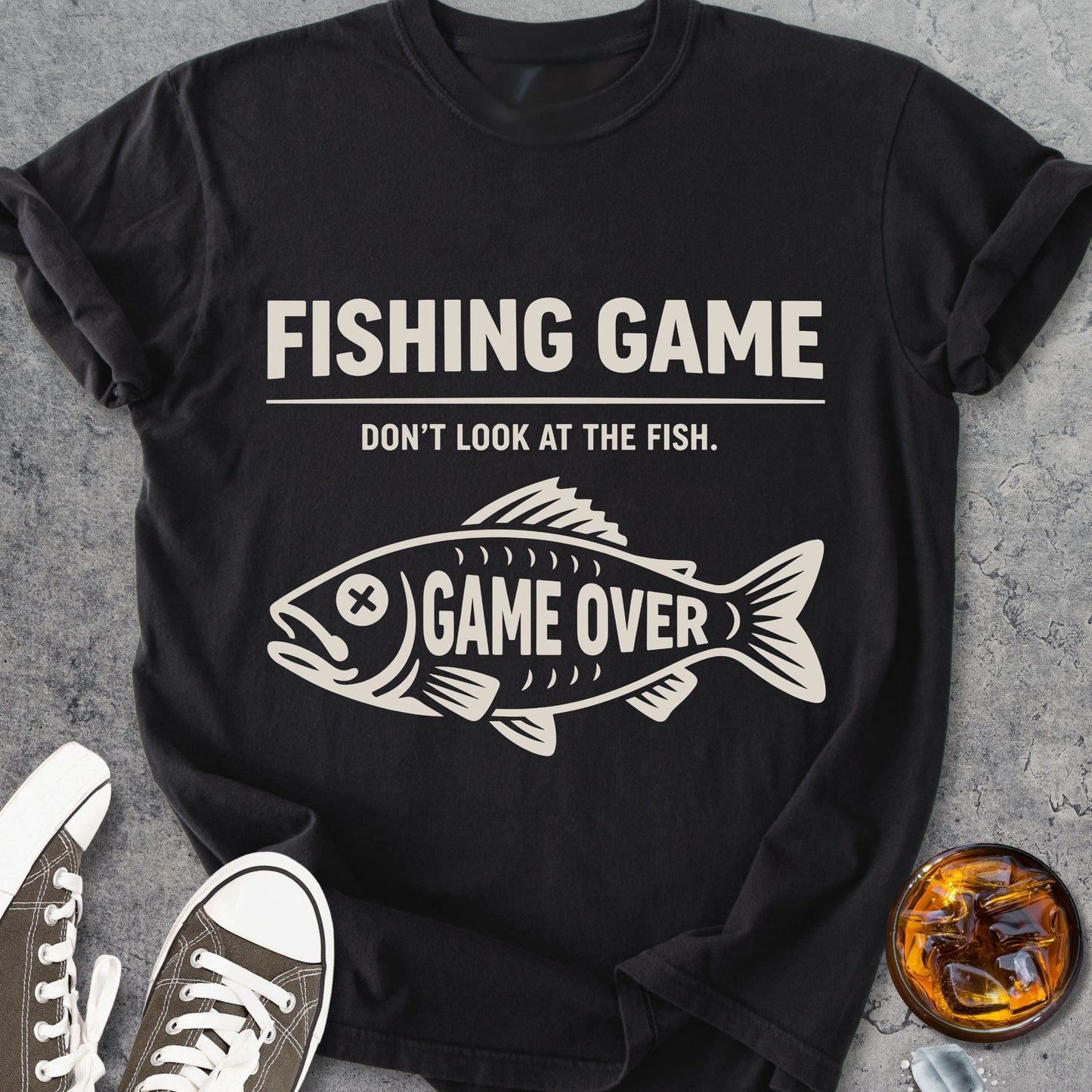 Fishing Game - Vintage Heavyweight Tee