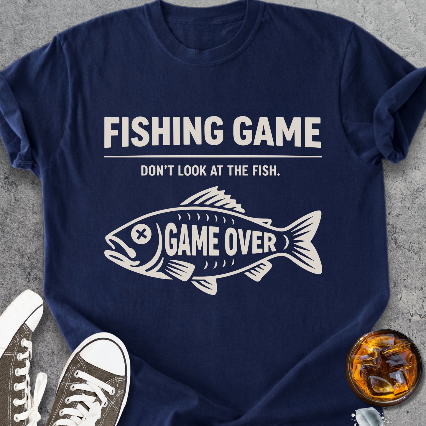 Fishing Game - Vintage Heavyweight Tee