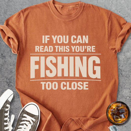 Fishing Too Close - Vintage Heavyweight Tee
