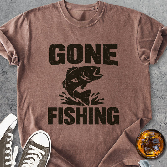 Gone Fishing - Vintage Heavyweight Tee