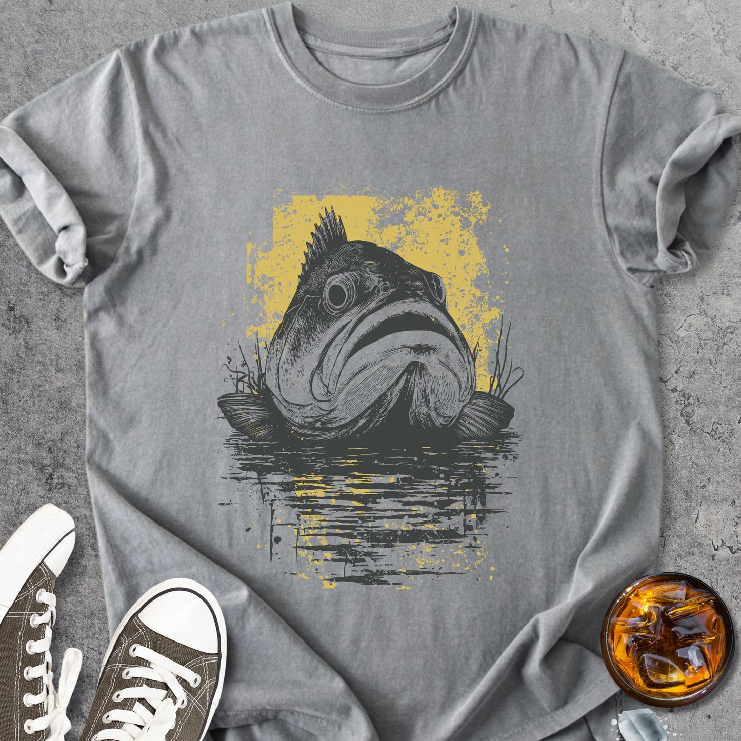 Grumpy Fish - Vintage Heavyweight Tee