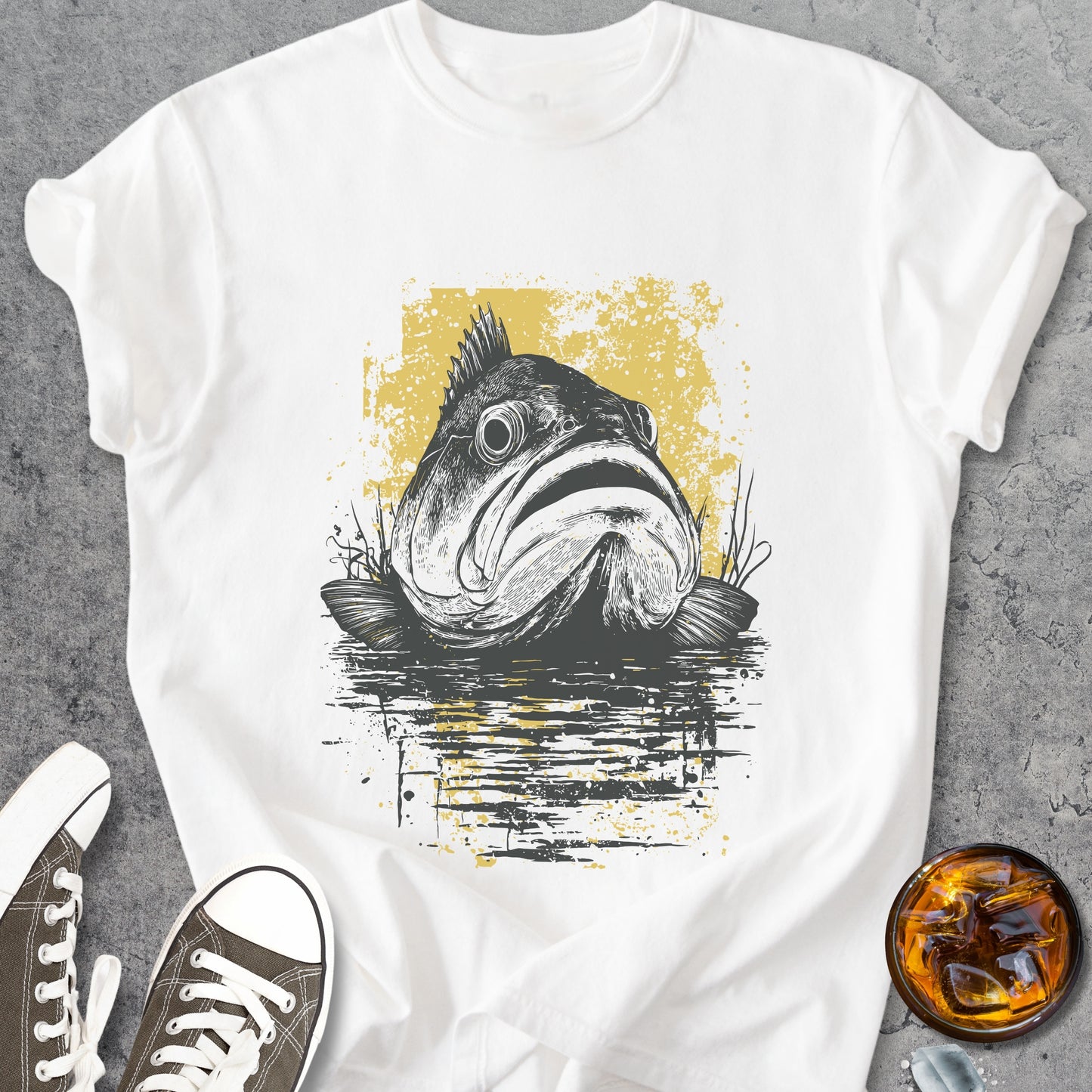 Grumpy Fish - Vintage Heavyweight Tee