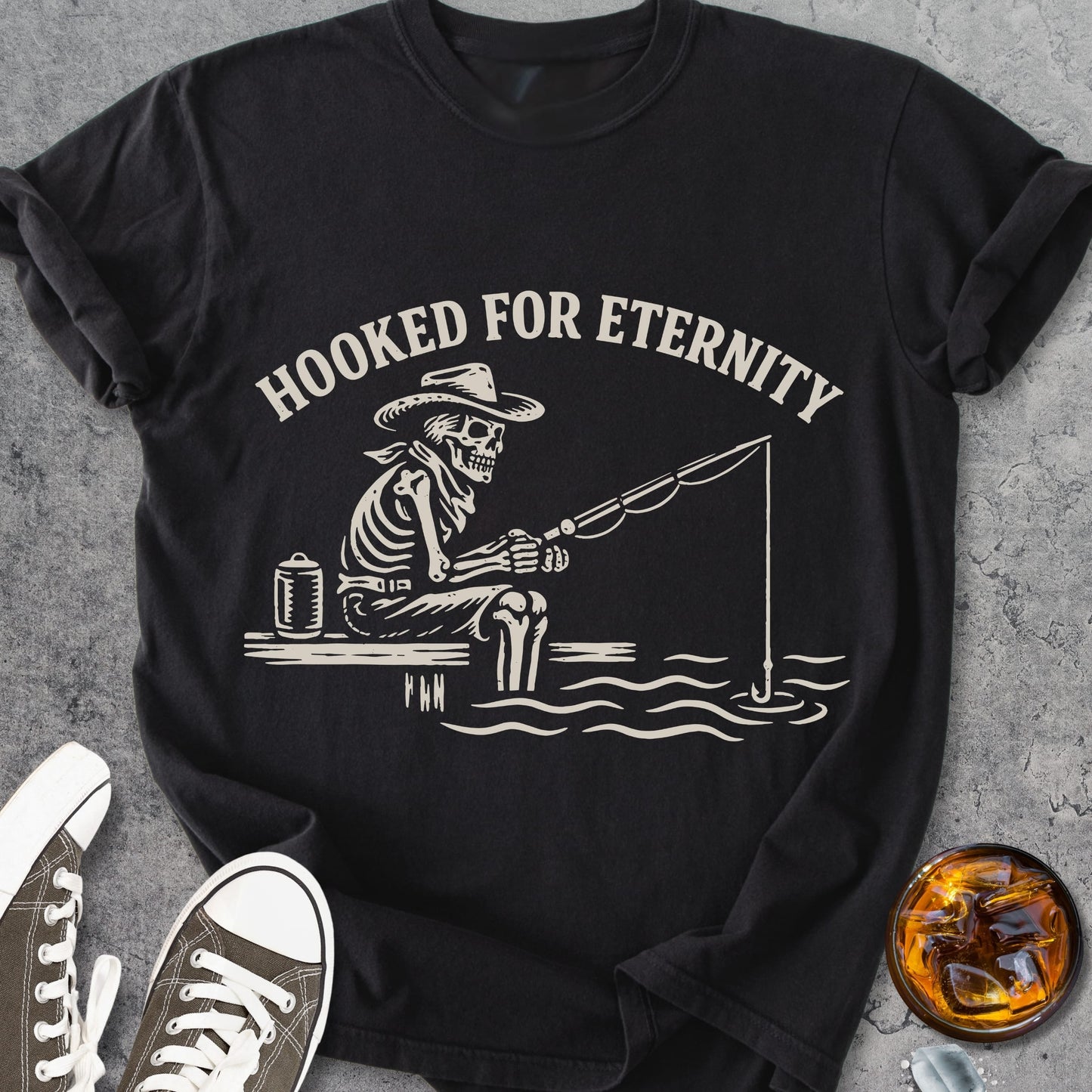 Hooked For Eternity - Vintage Heavyweight Tee