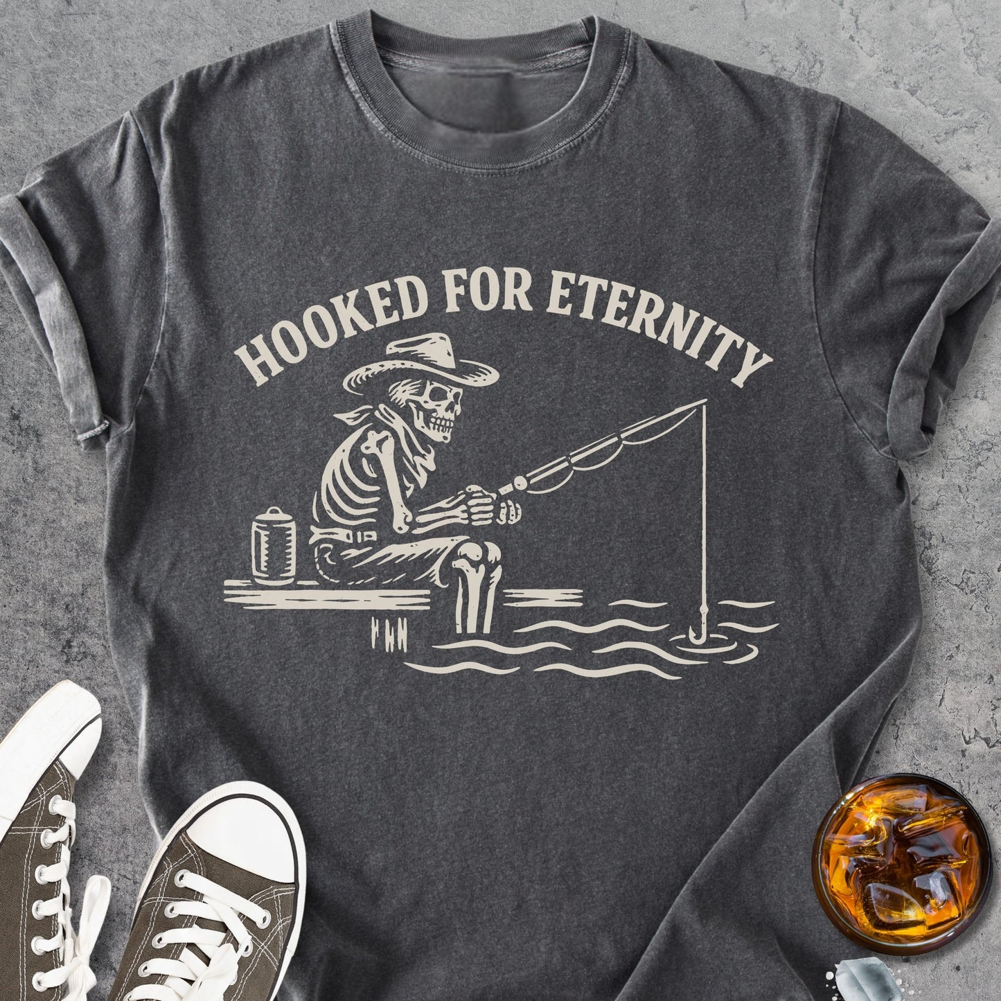 Hooked For Eternity - Vintage Heavyweight Tee