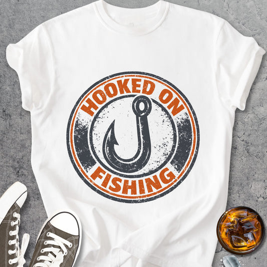 Hooked On Fishing - Vintage Heavyweight Tee