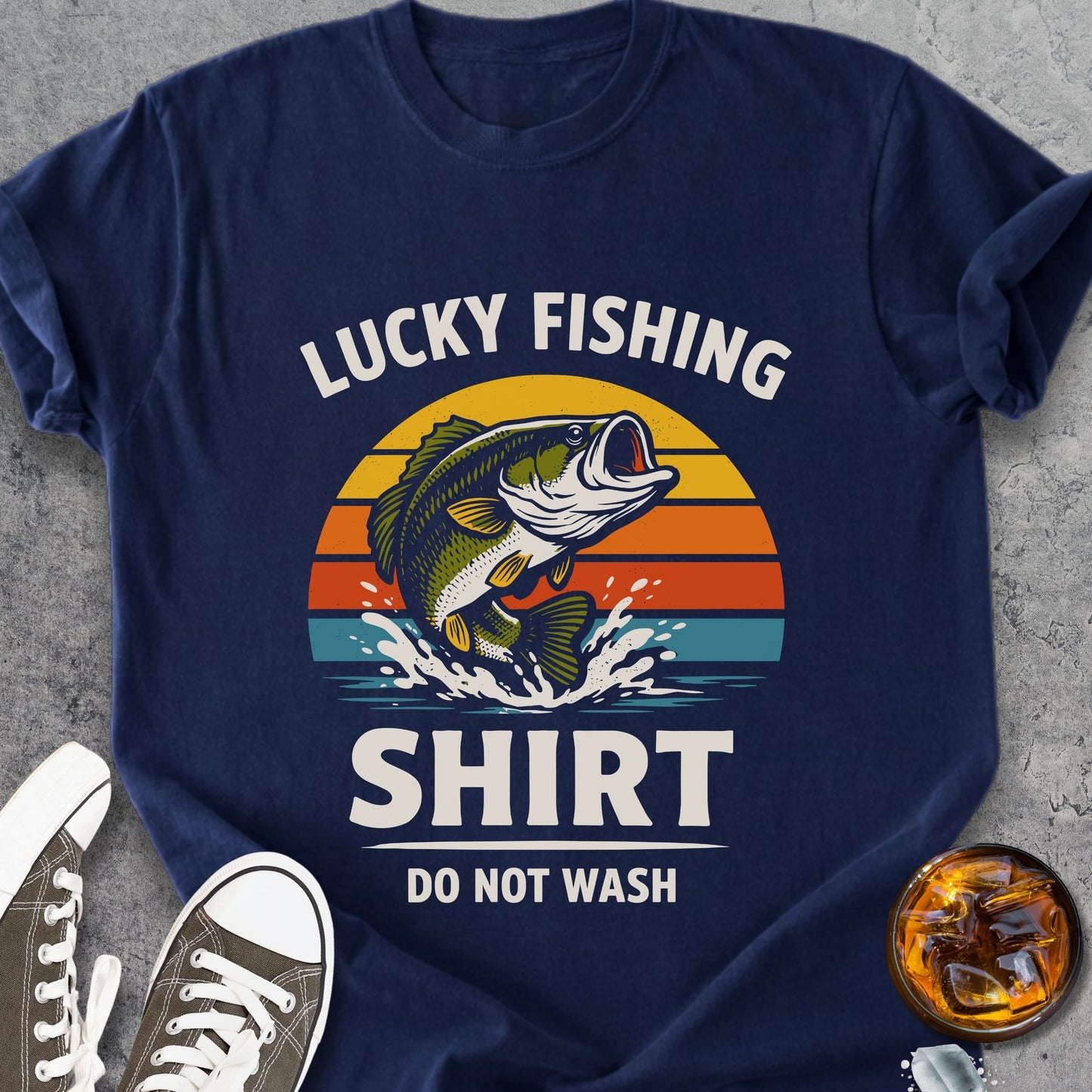 Lucky Fishing Shirt - Vintage Heavyweight Tee