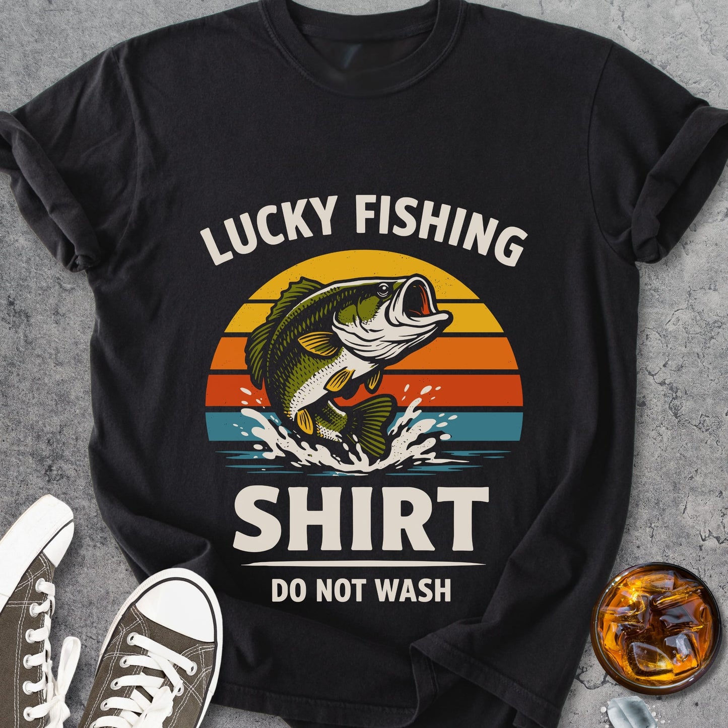 Lucky Fishing Shirt - Vintage Heavyweight Tee