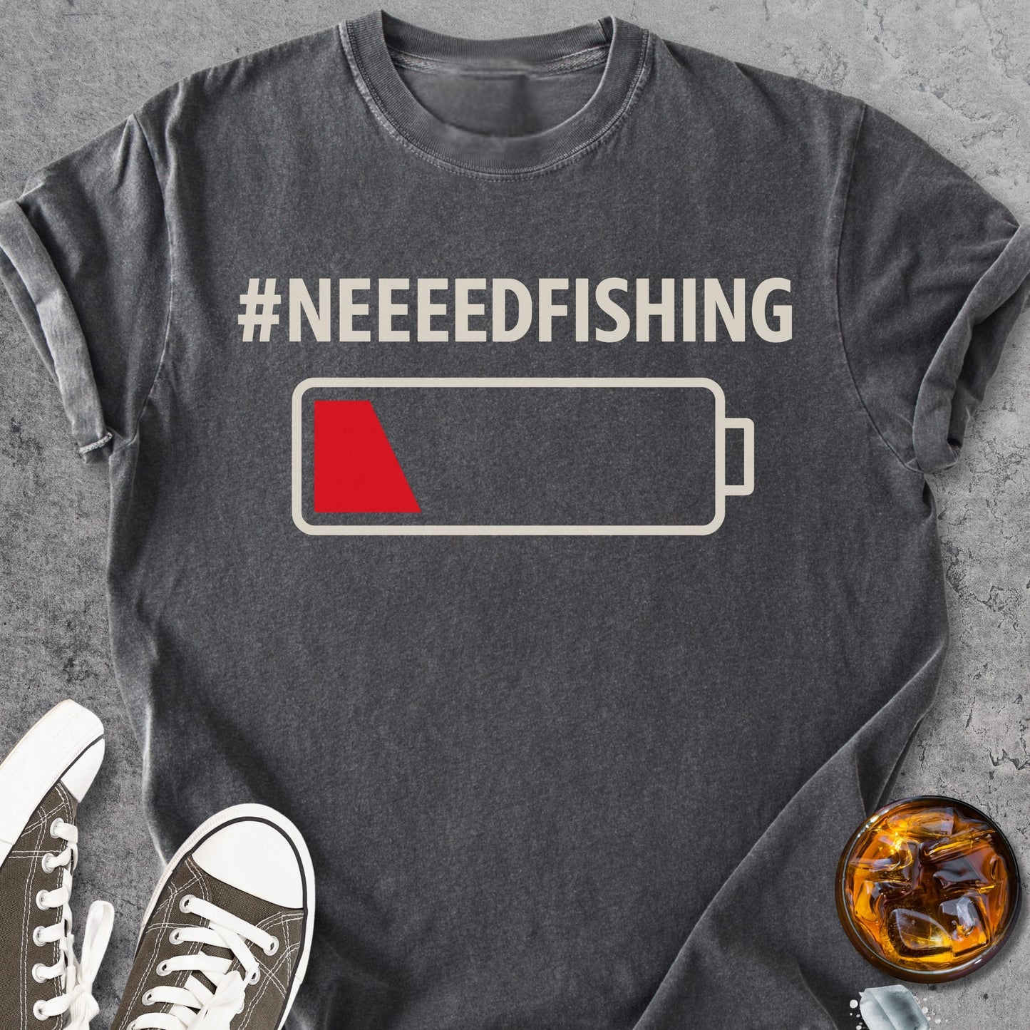 Neeeed Fishing - Vintage Heavyweight Tee