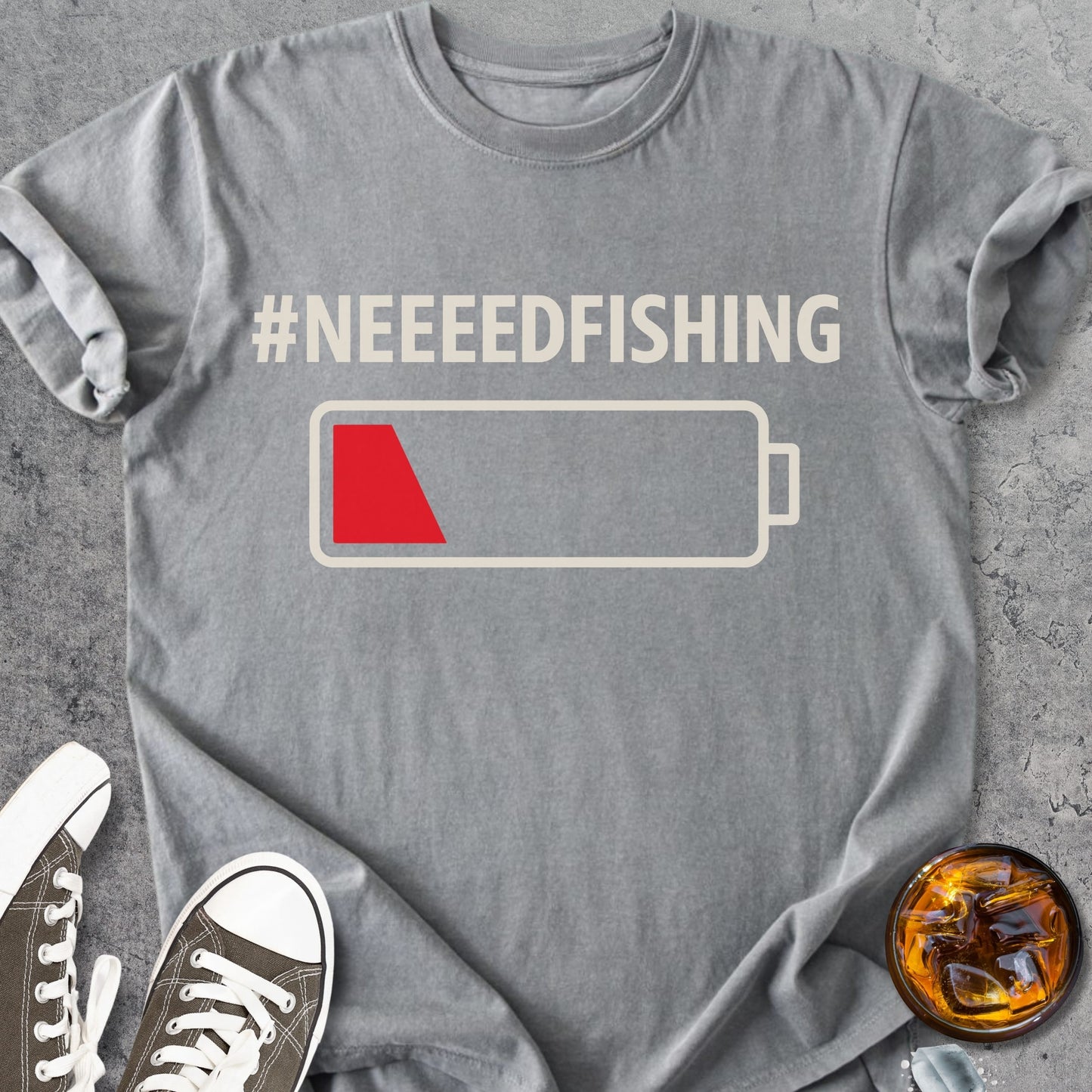 Neeeed Fishing - Vintage Heavyweight Tee