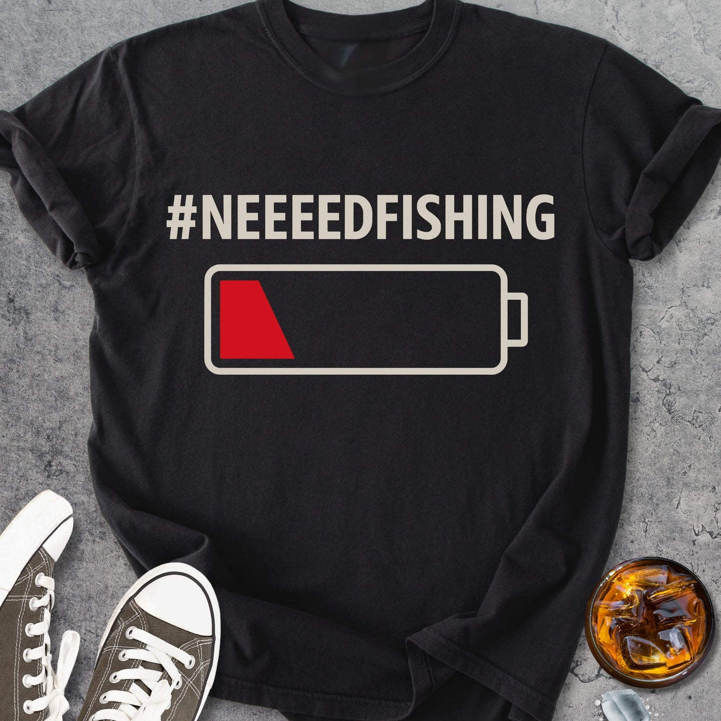 Neeeed Fishing - Vintage Heavyweight Tee