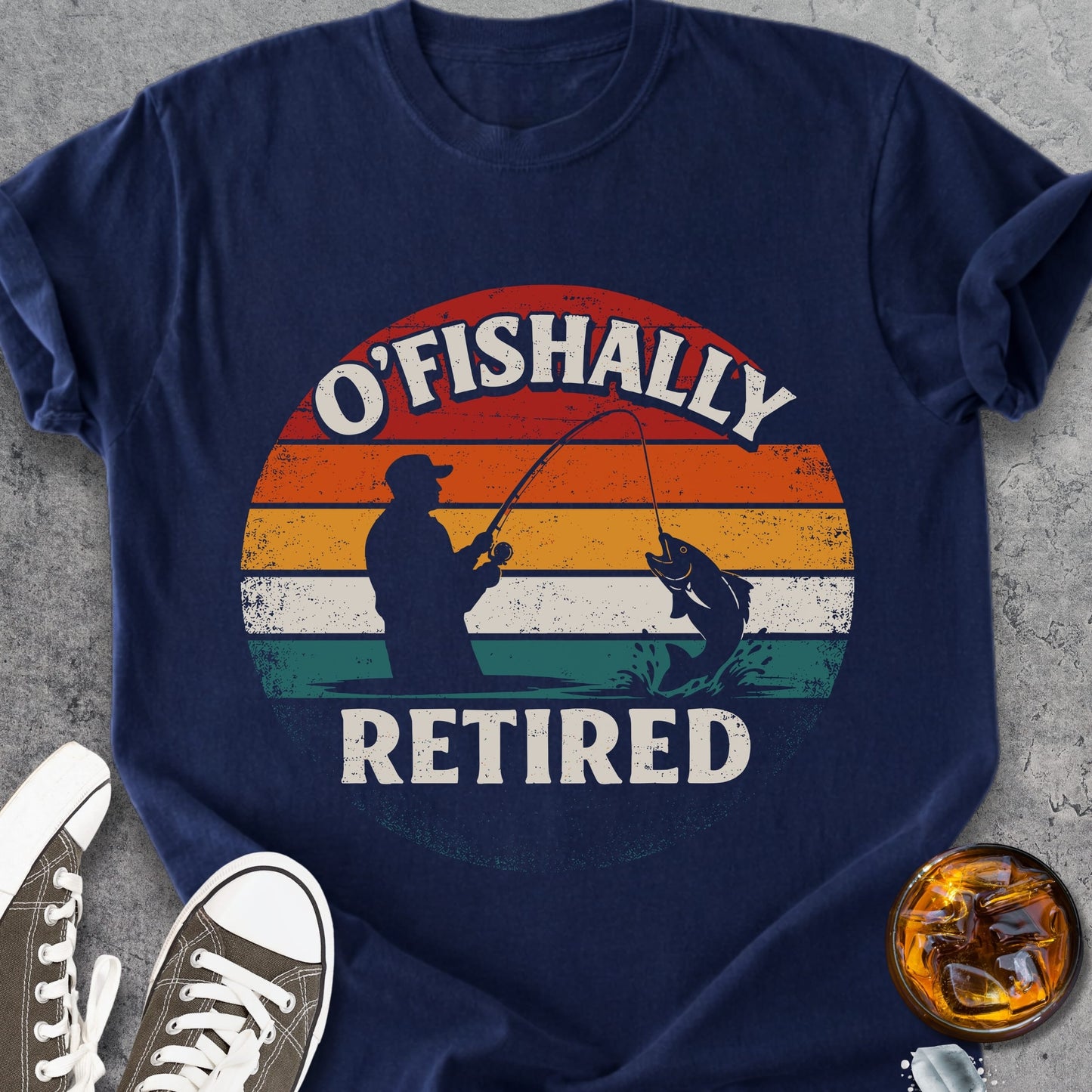 O'Fishally Retired - Vintage Heavyweight Tee