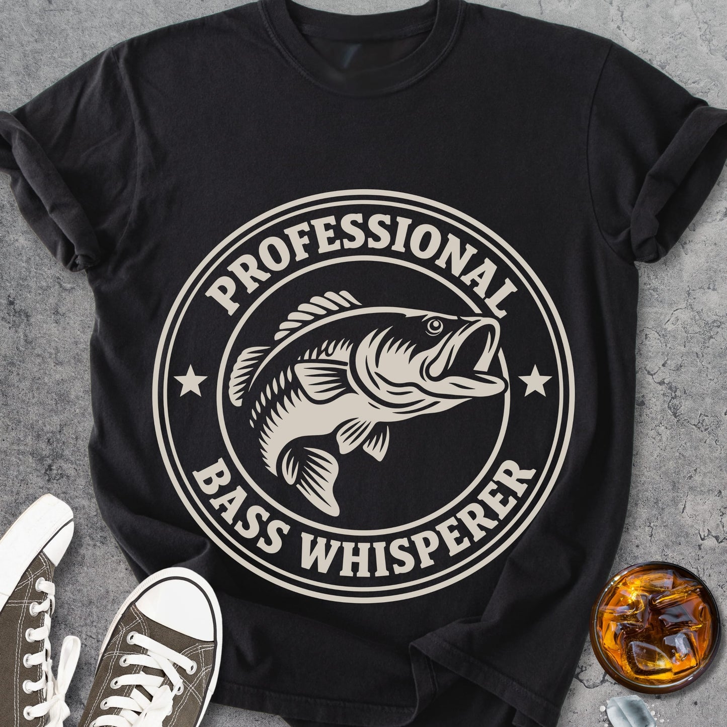 Professional Bass Whisperer - Vintage Heavyweight Tee