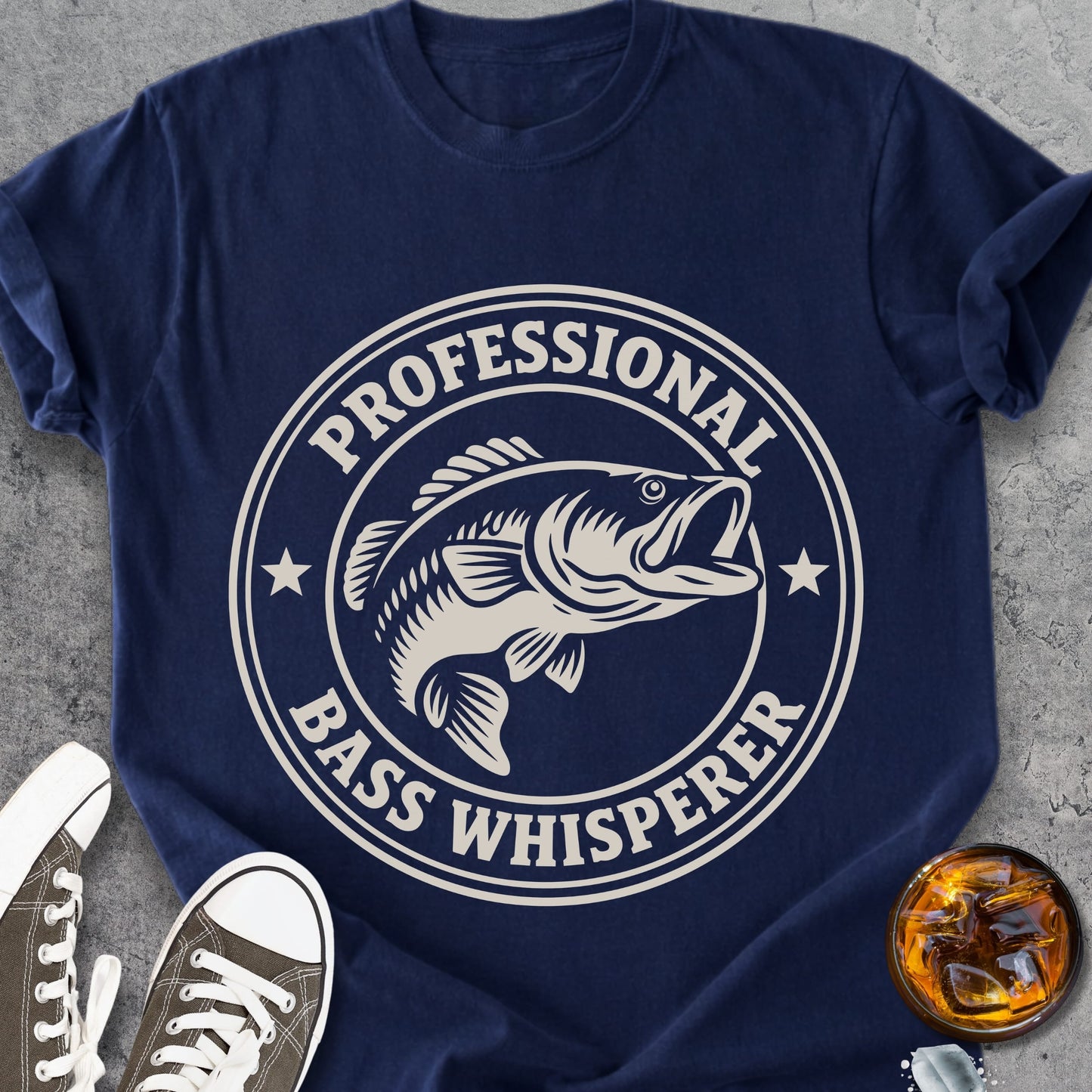 Professional Bass Whisperer - Vintage Heavyweight Tee