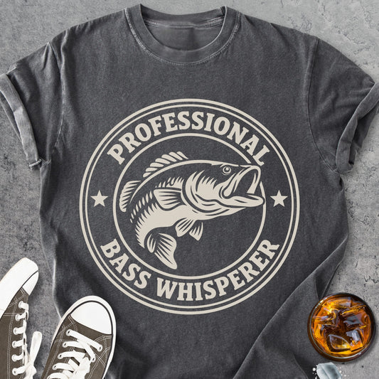 Professional Bass Whisperer - Vintage Heavyweight Tee
