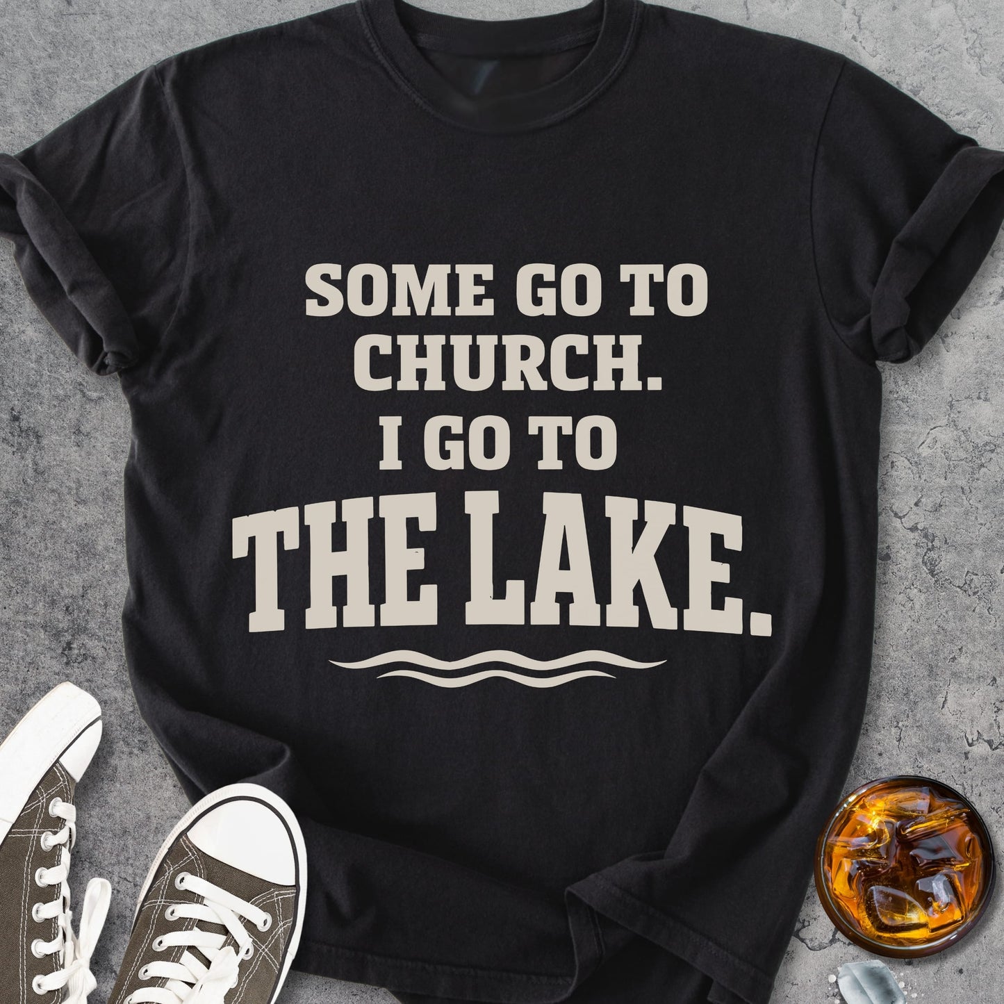 Some Go To Church... - Vintage Heavyweight Tee