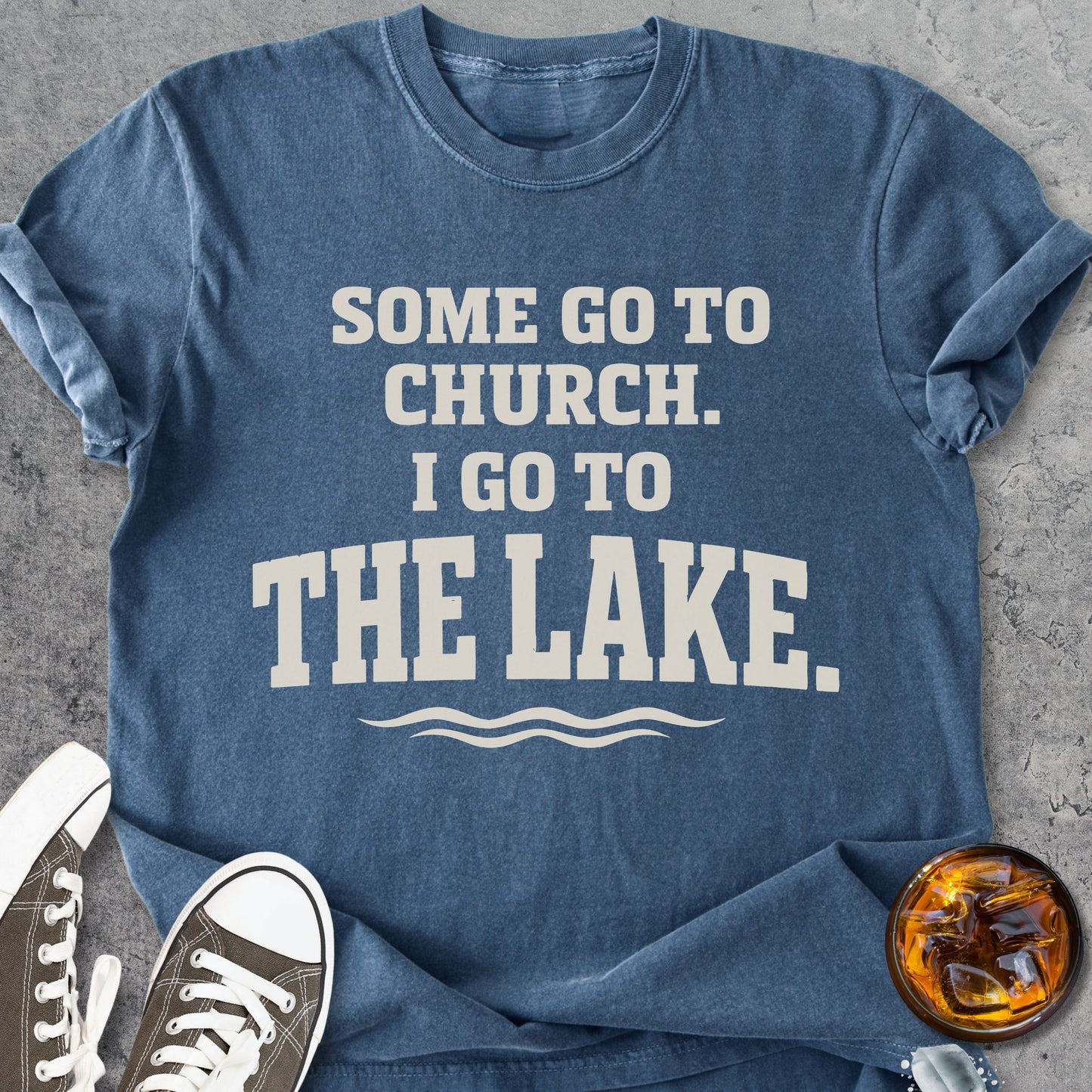 Some Go To Church... - Vintage Heavyweight Tee