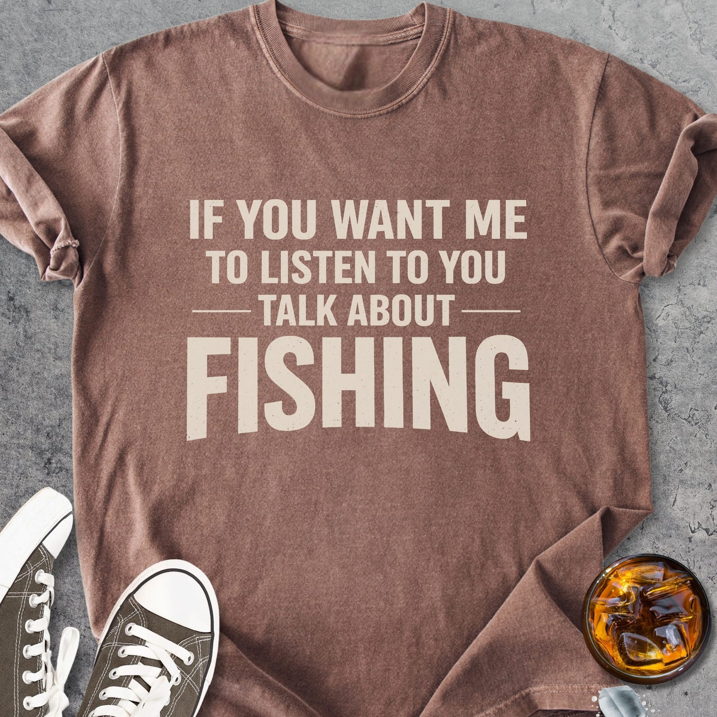 Talk About Fishing - Vintage Heavyweight Tee
