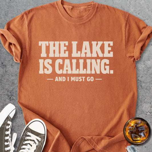 The Lake Is Calling - Vintage Heavyweight Tee