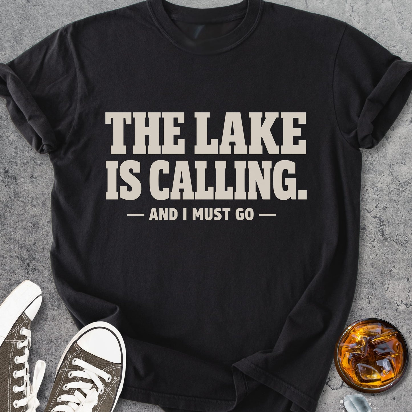 The Lake Is Calling - Vintage Heavyweight Tee
