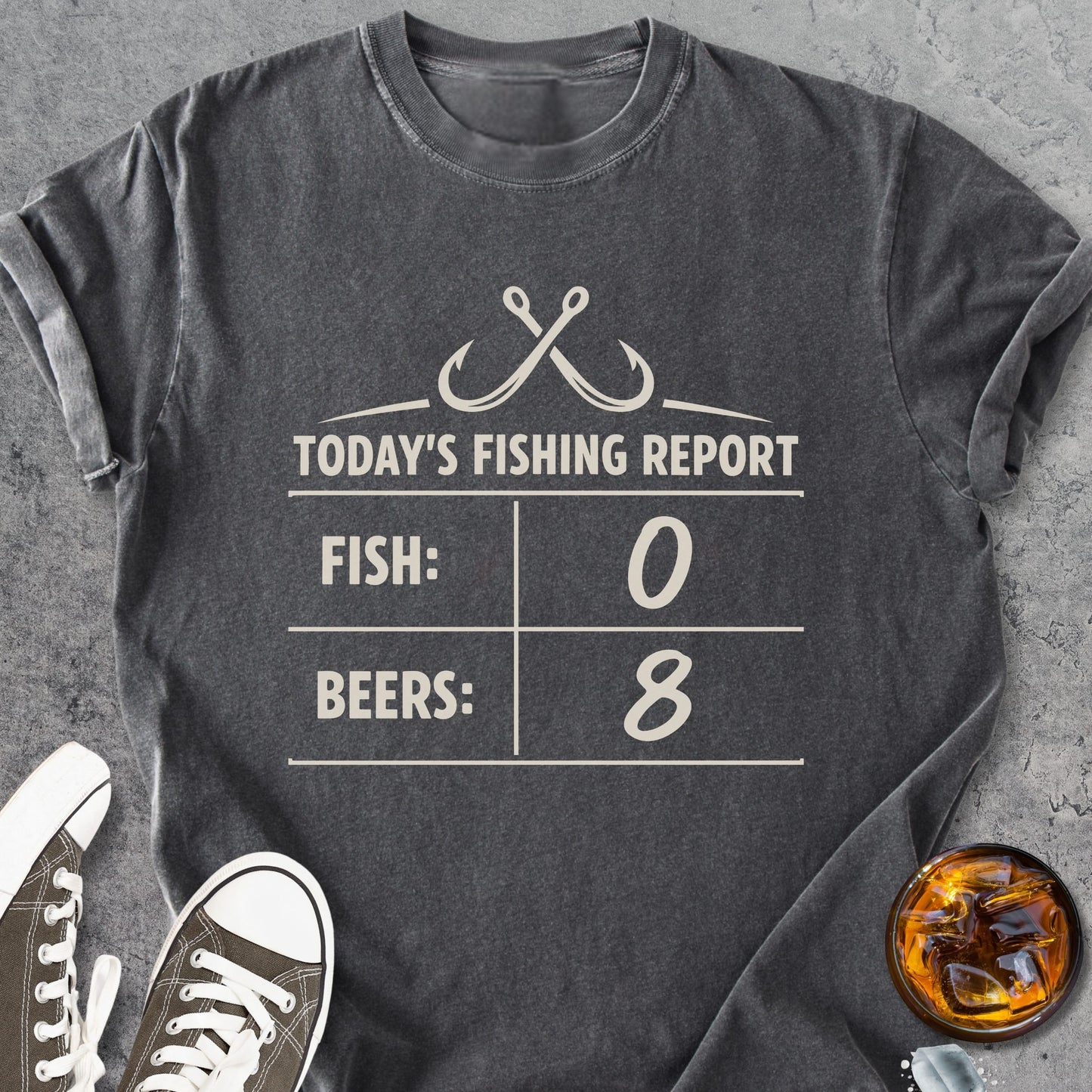 Today's Fishing Report - Vintage Heavyweight Tee