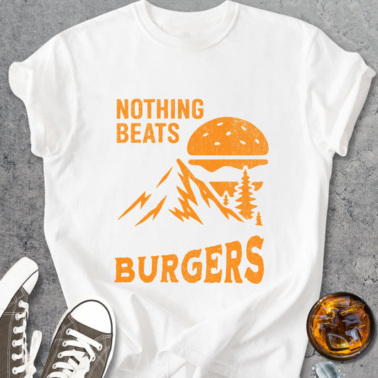 Nothing Beats Burgers - Vintage Heavyweight Tee