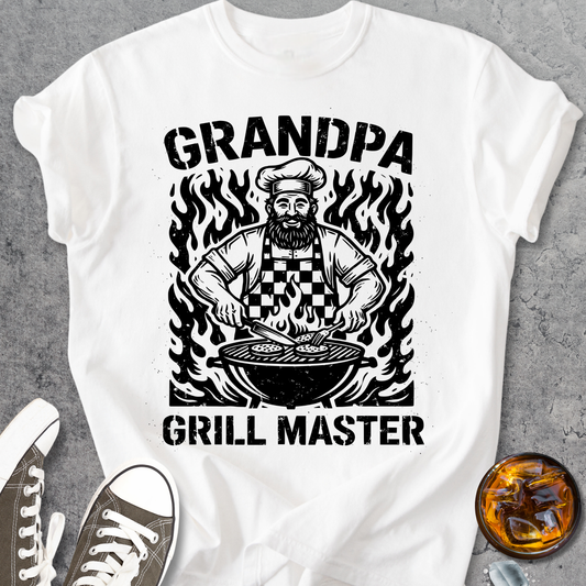 Grill Master Grandpa - Vintage Heavyweight Tee