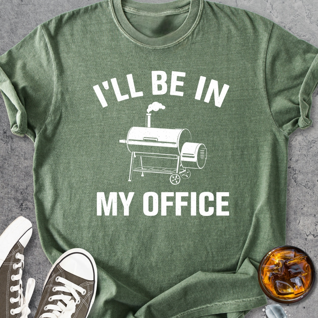 I'll Be In My Office - Vintage Heavyweight Tee