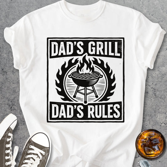 Dad's Grill - Dad's Rules - Vintage Heavyweight Tee