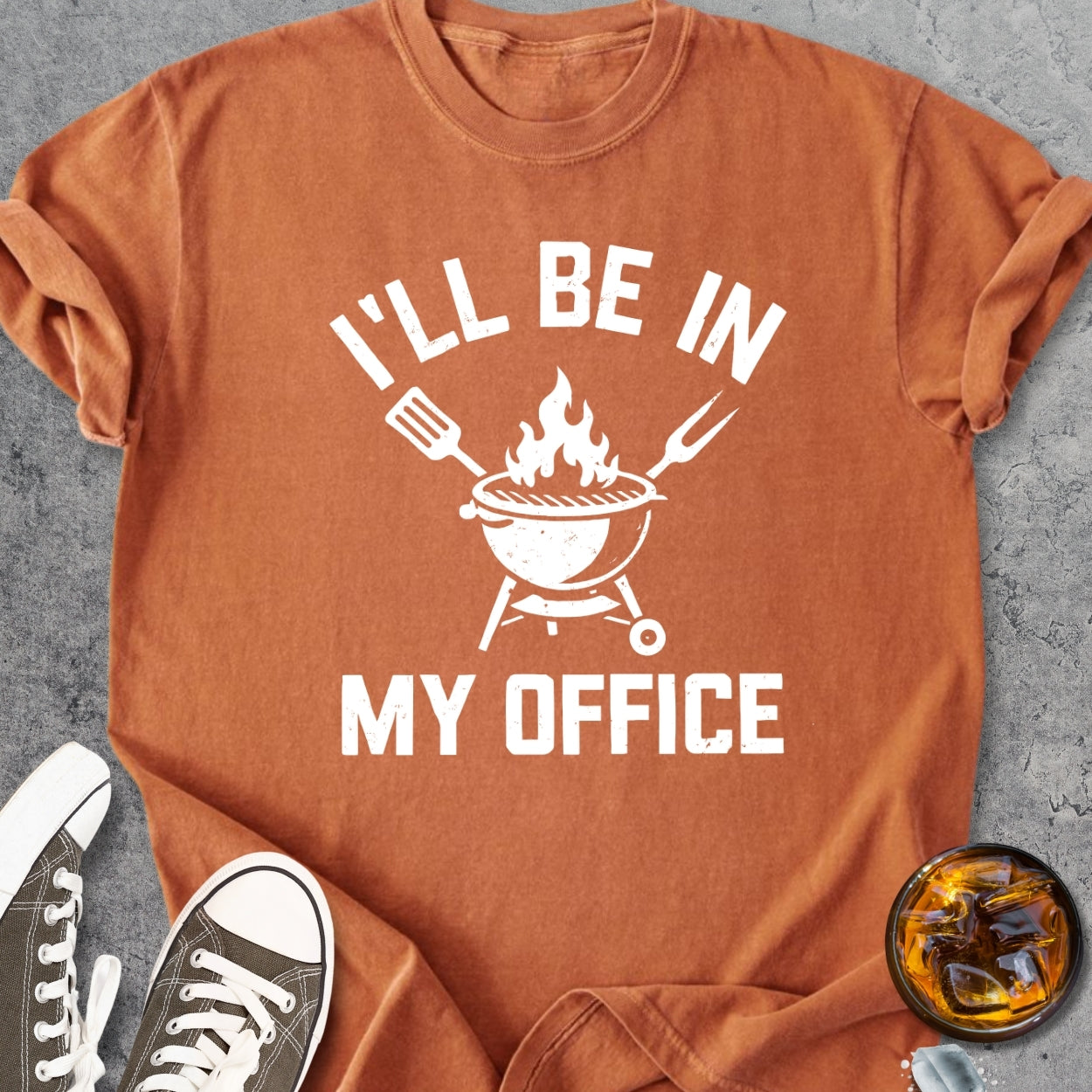 I'll Be In My Office - Vintage Heavyweight Tee