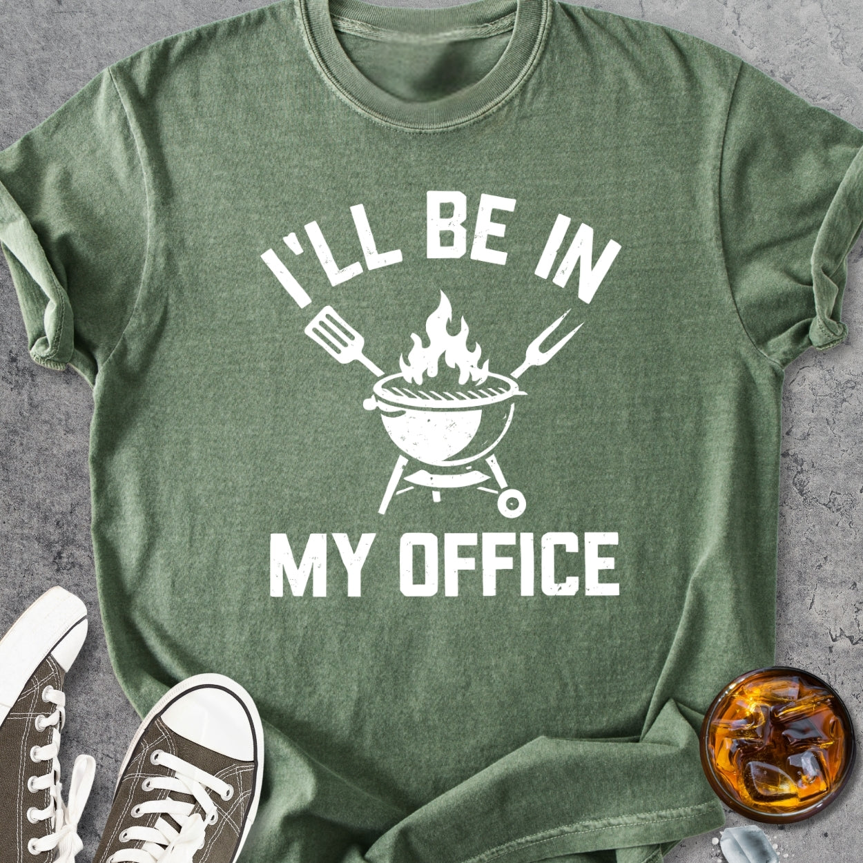 I'll Be In My Office - Vintage Heavyweight Tee