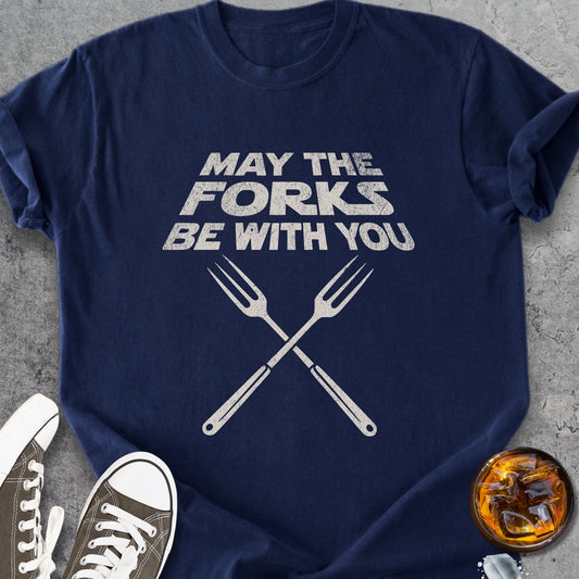 May The Forks Be With You - Vintage Heavyweight Tee