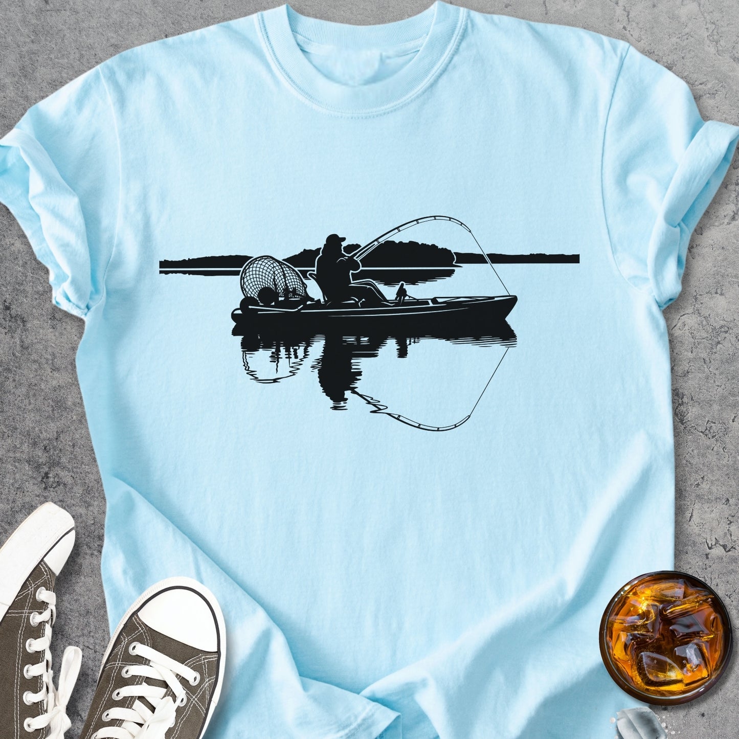 Kajak Fishing - Vintage Heavyweight Tee
