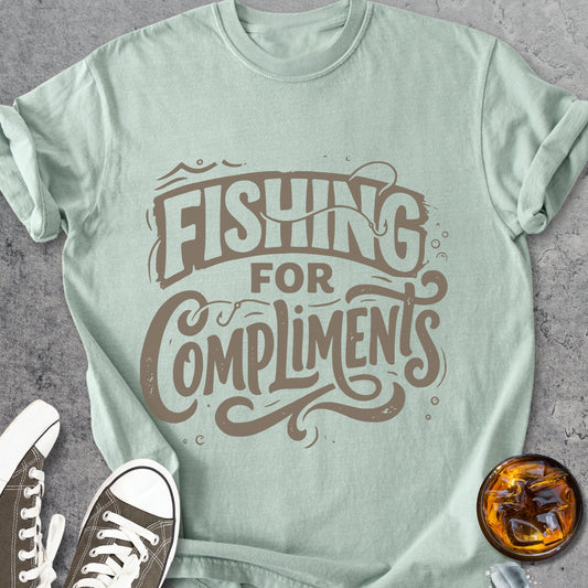 Fishing For Compliments - Vintage Heavyweight Tee