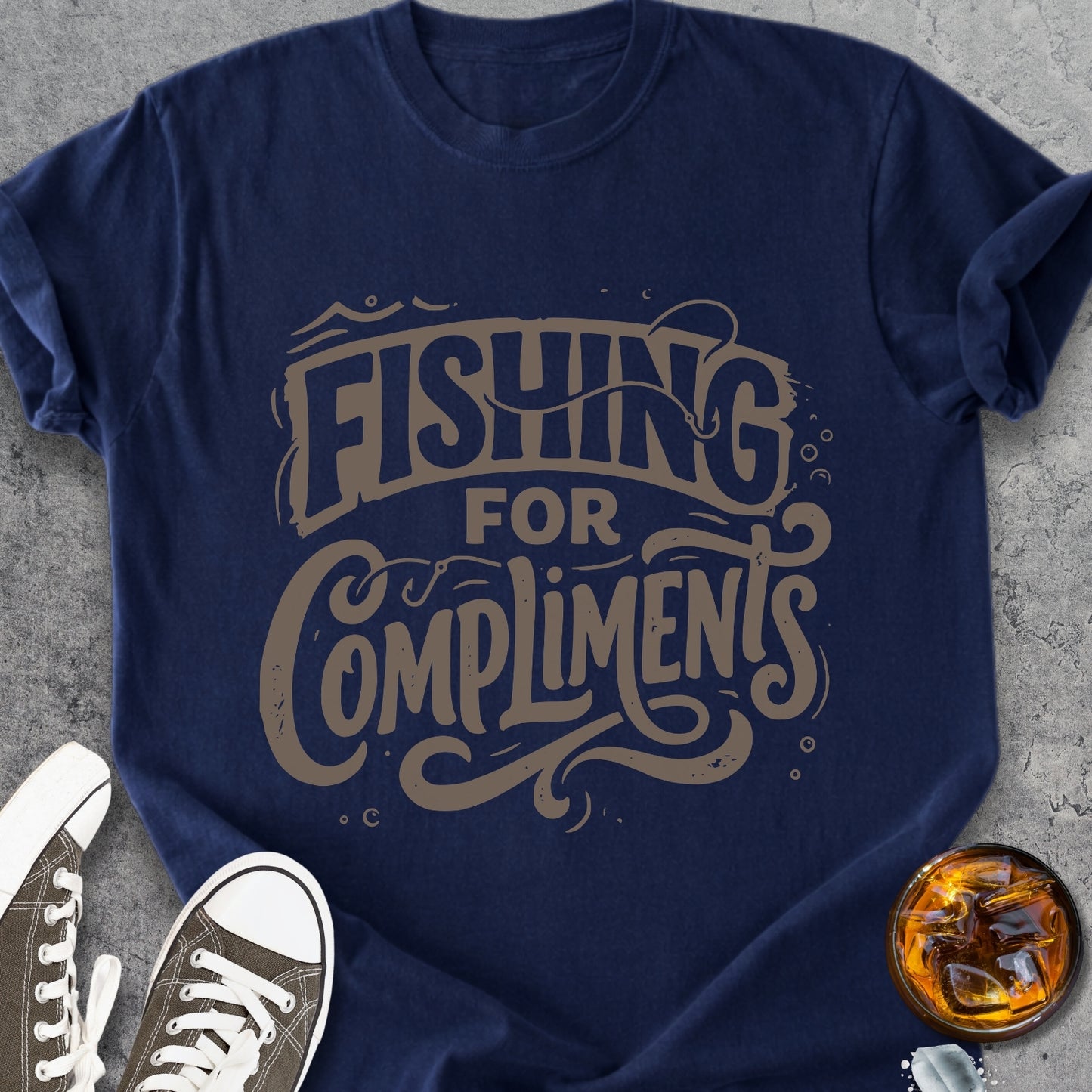Fishing For Compliments - Vintage Heavyweight Tee
