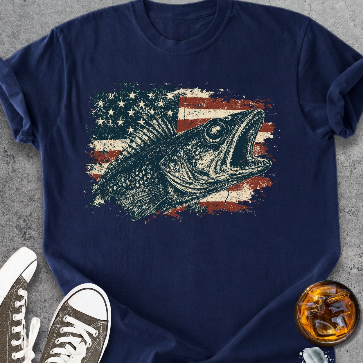 American Walleye - Vintage Heavyweight Tee